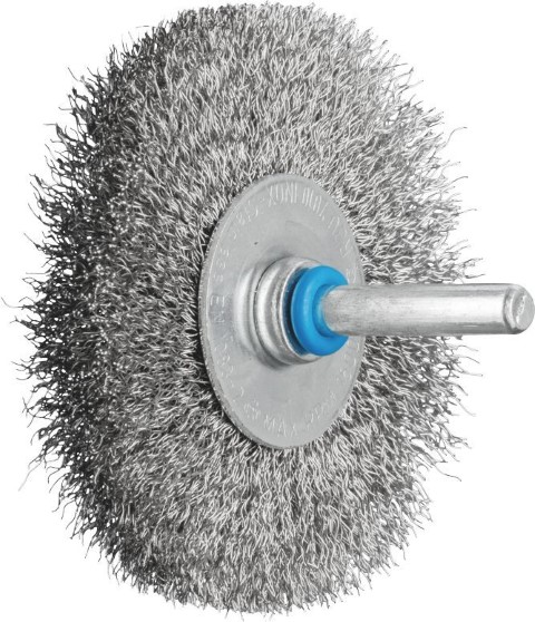 PFERD MOUNTED WHEEL BRUSH CRIMPED S/STEEL 70X10X6MM RBU 0.20 SG